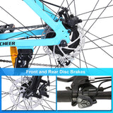 ANCHEER 350/500W Electric Bike 27.5'' Adults Electric Bicycle
