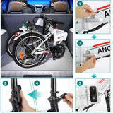 ANCHEER 20 Inch Electric Bicycle Ebike with 250W Motor