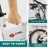 ANCHEER 20 Inch Electric Bicycle Ebike with 250W Motor